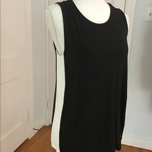 J. Jill Side Striped Wearever Sleeveless Top